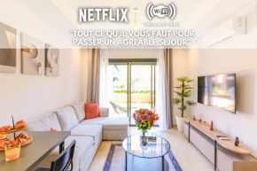 Lina cosy - Clim, Wifi, Jardin à 10min de l'Aéroport